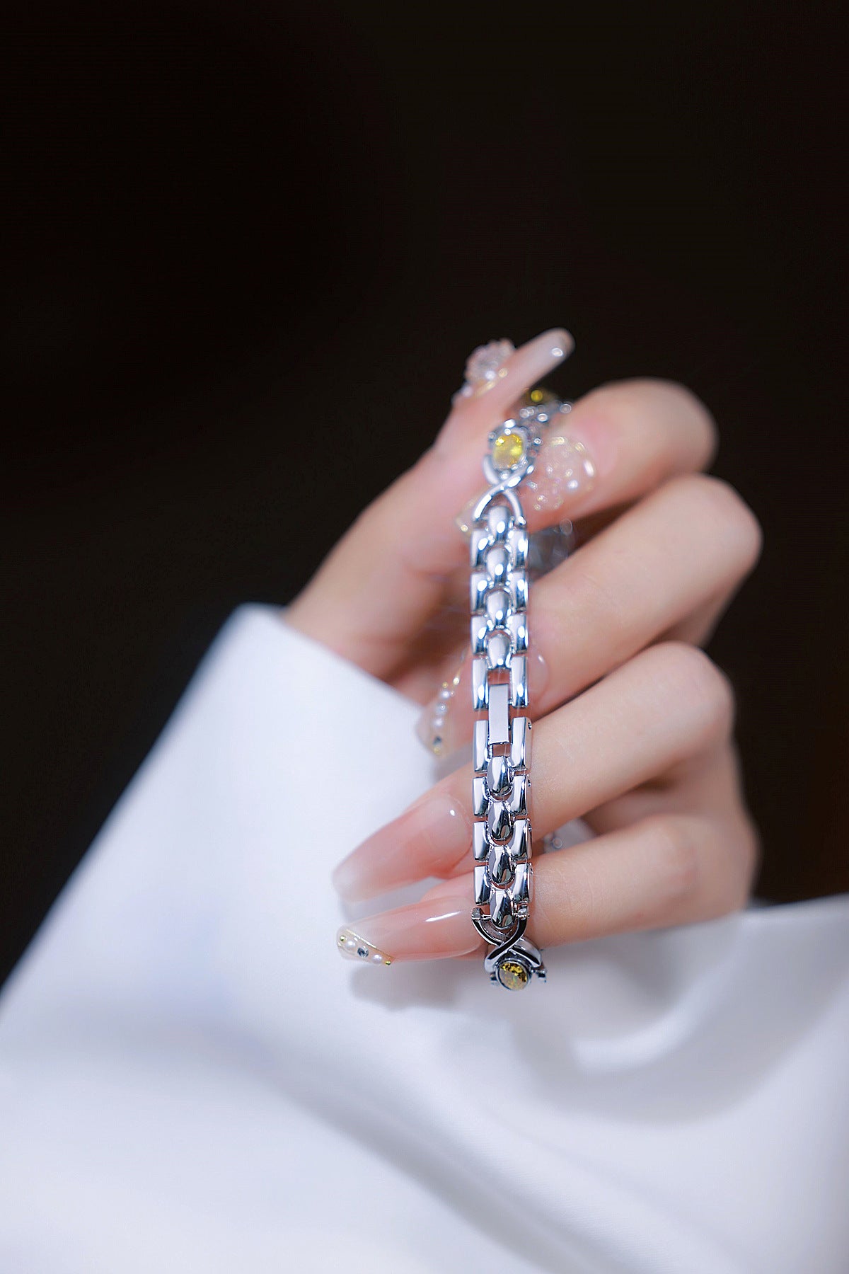 Ruby Gemstone Oval Watch