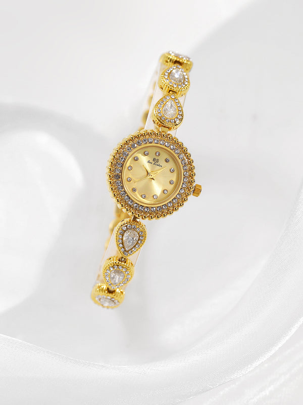 Mother of Pearl Teardrop Gemstone Watch