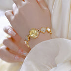 Elegant Floral Design Quartz Watch