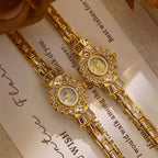 Crystal Flower Dial Link Bracelet Watch