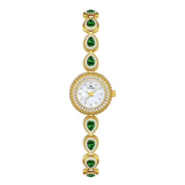 Mother of Pearl Teardrop Gemstone Watch
