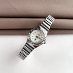 Fluted Bezel Roman Marker Bracelet Watch