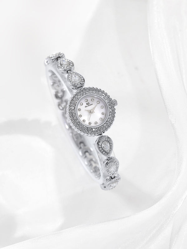 Mother of Pearl Teardrop Gemstone Watch