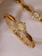 Tiger Eye Oval Watch