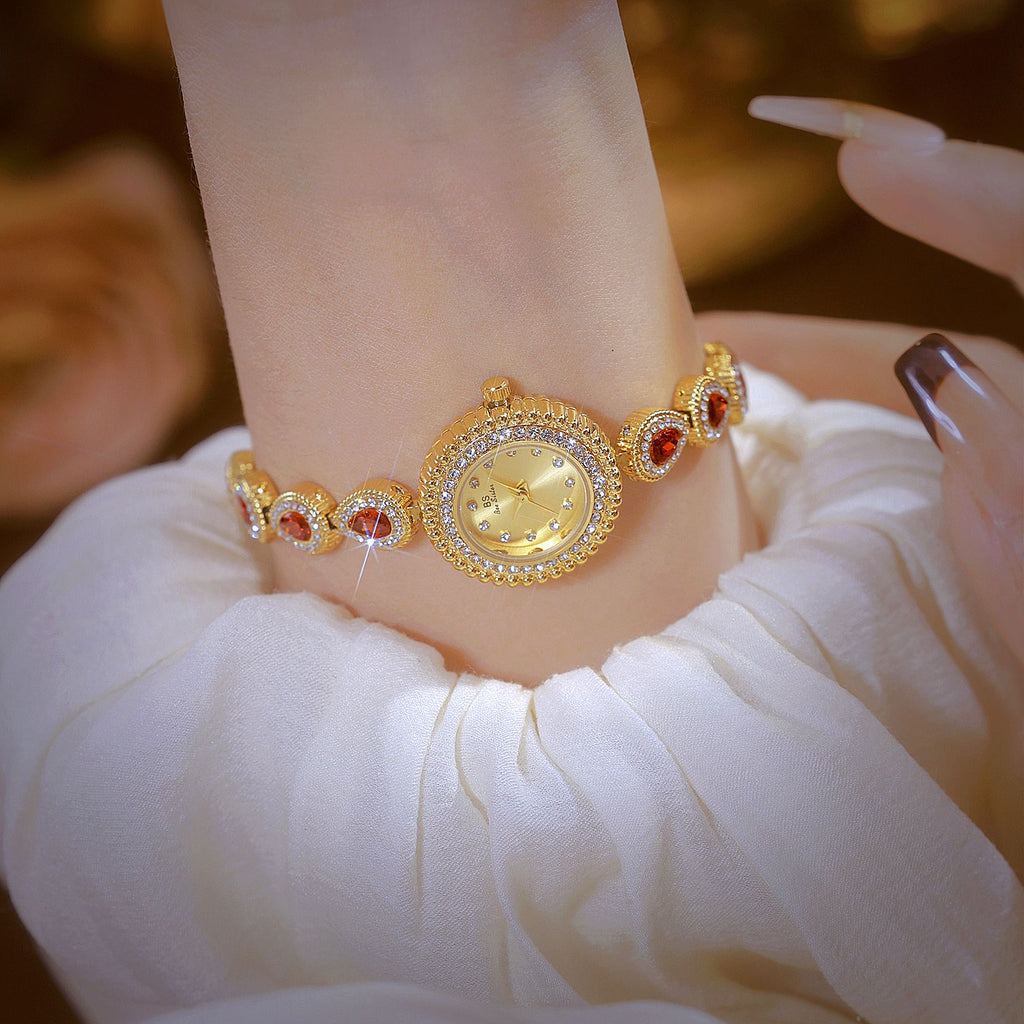 Mother of Pearl Teardrop Gemstone Watch