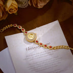 Mother of Pearl Teardrop Gemstone Watch