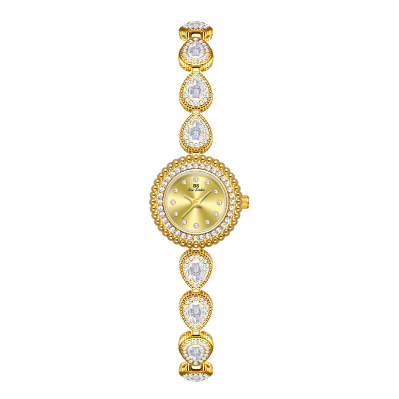 Mother of Pearl Teardrop Gemstone Watch