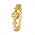 Elegant Floral Design Quartz Watch