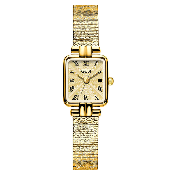 Square Roman Pattern Dial Bracelet Watch