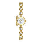 Crystal Accented Dial Link Bracelet Watch