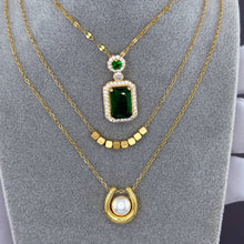 Emerald Majesty Pendant Necklace