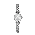 Round Crystal Dial Link Bracelet Watch
