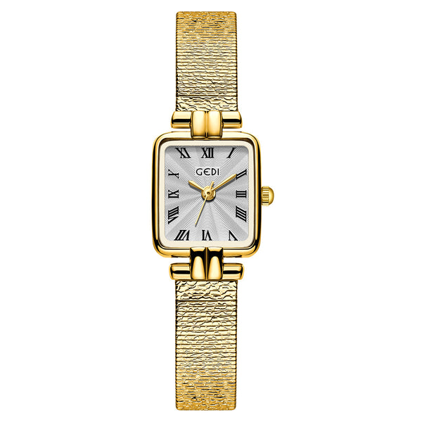 Square Roman Pattern Dial Bracelet Watch