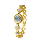 Elegant Floral Design Quartz Watch