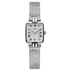 Square Roman Pattern Dial Bracelet Watch