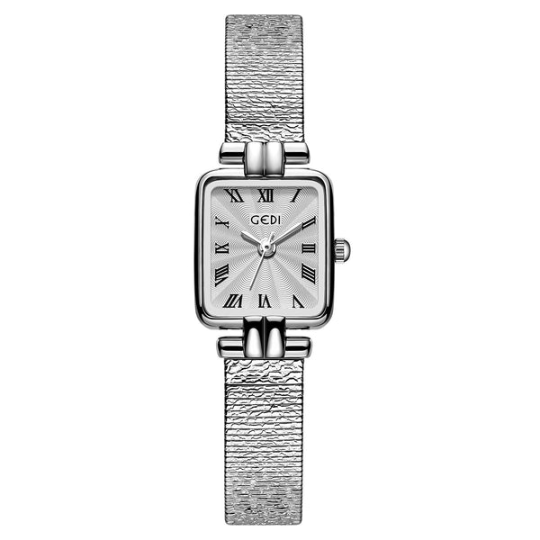 Square Roman Pattern Dial Bracelet Watch
