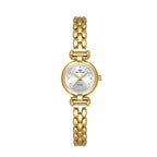 Round Crystal Dial Link Bracelet Watch