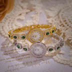 Mother of Pearl Teardrop Gemstone Watch