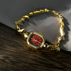 Geometric Bezel Minimal Link Bracelet Watch
