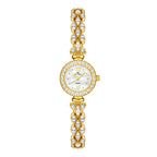 Luxury Quartz Watch with Crystal Embellishments