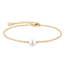 Luna Pearl Gold Bracelet
