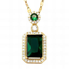 Emerald Majesty Pendant Necklace