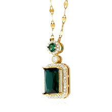 Emerald Majesty Pendant Necklace