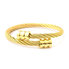 Aurelia Twisted Rope Gold Bangle