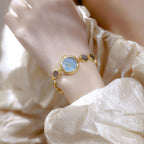 Mother of Pearl Link Bracelet Watch