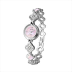 Elegant Floral Design Quartz Watch
