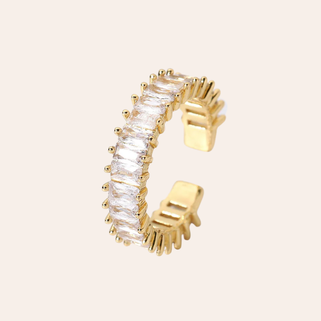 Baguette Zircon Ring
