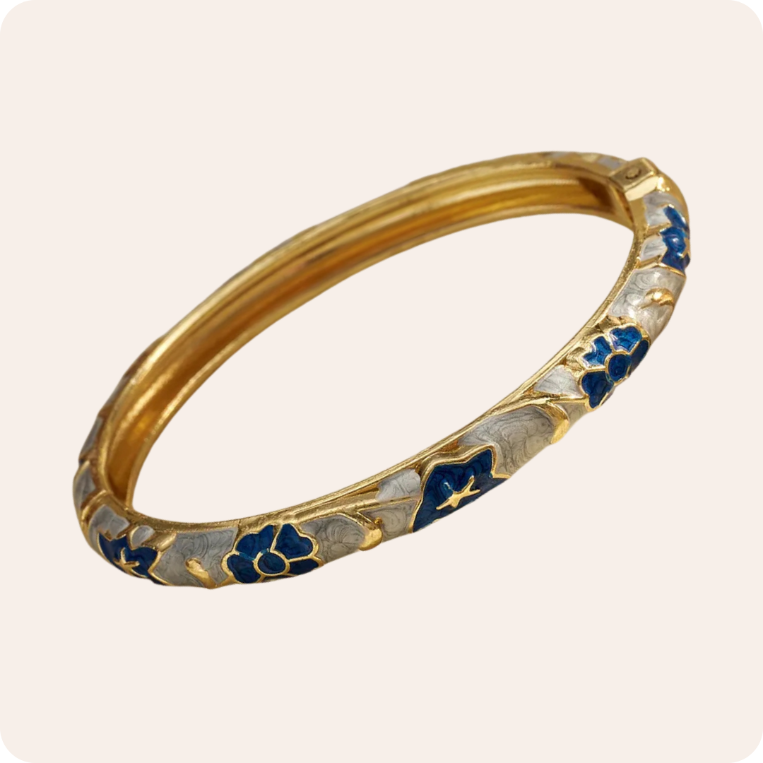 Bohemian Maple Leaf Open Bangle