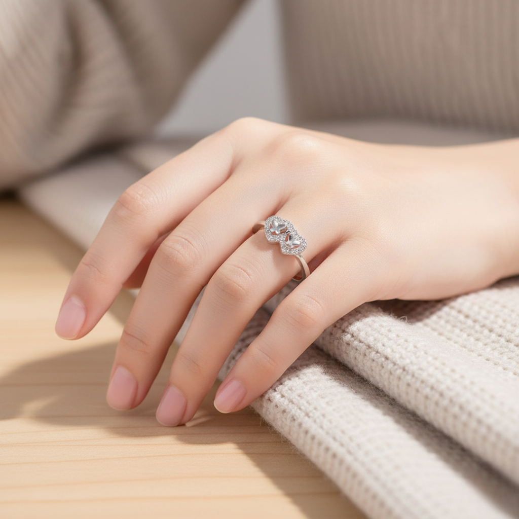 Butterfly Heart Ring