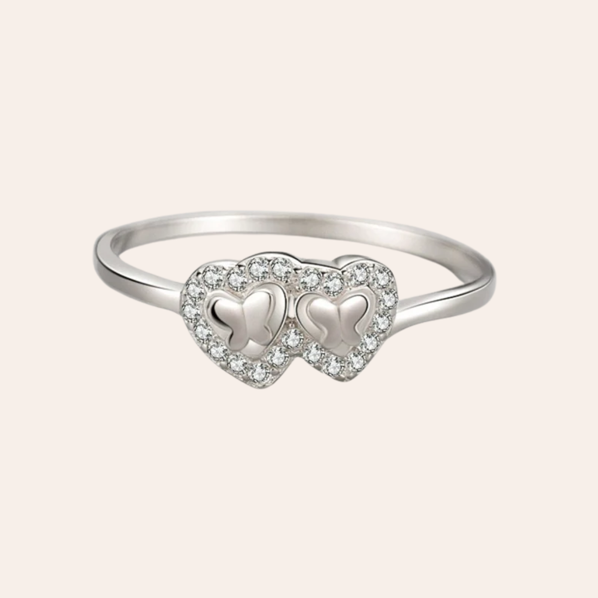 Butterfly Heart Ring