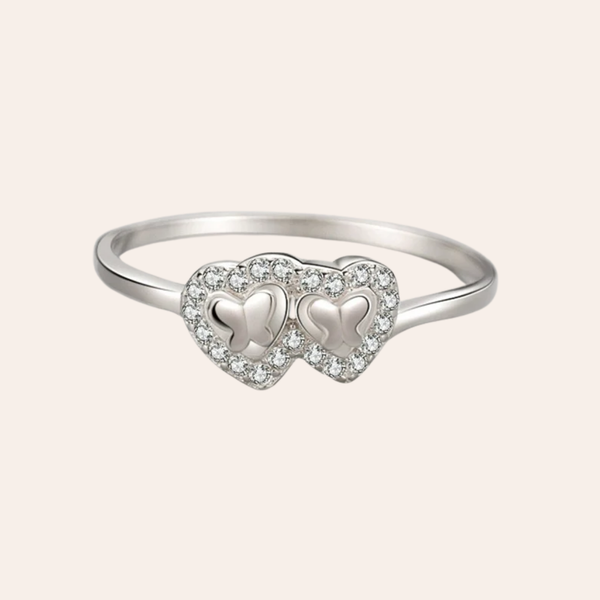 Butterfly Heart Ring
