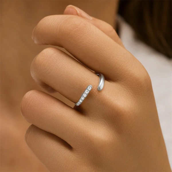 Curve Open Ring