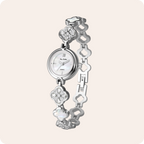 Elegant Floral Design Quartz Watch