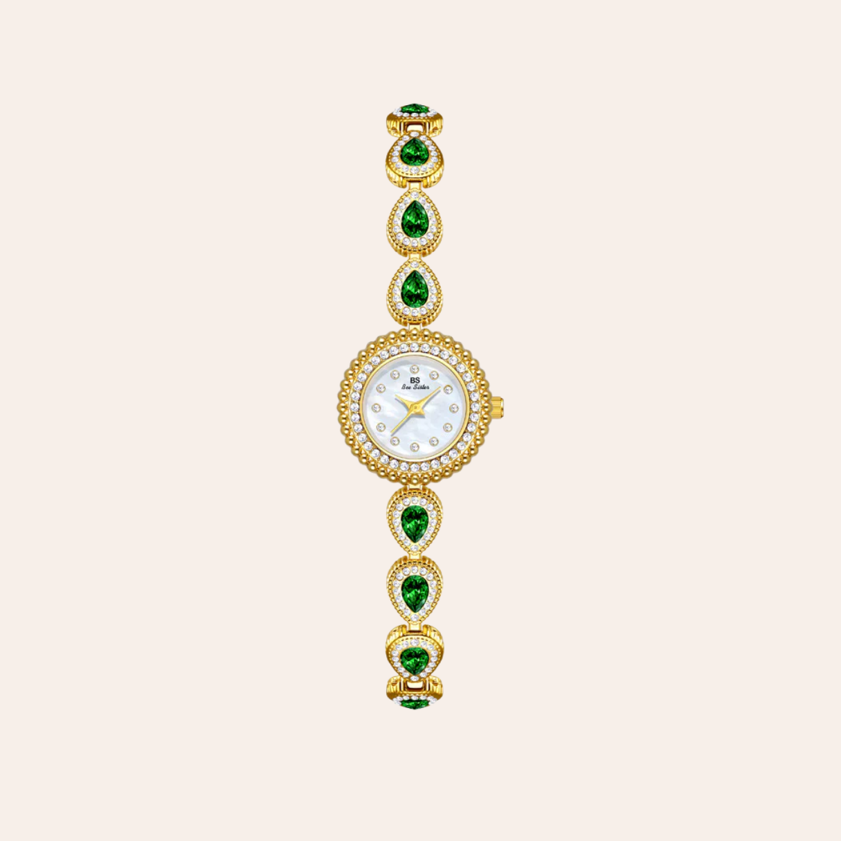 Emerald Teardrop Watch