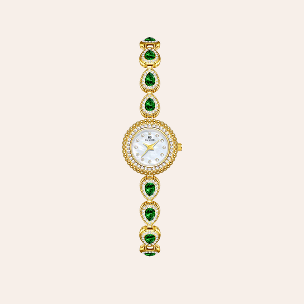 Emerald Teardrop Watch