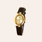 Gedi Oval Leather Watch