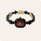 Geometric Bezel Minimal Link Bracelet Watch