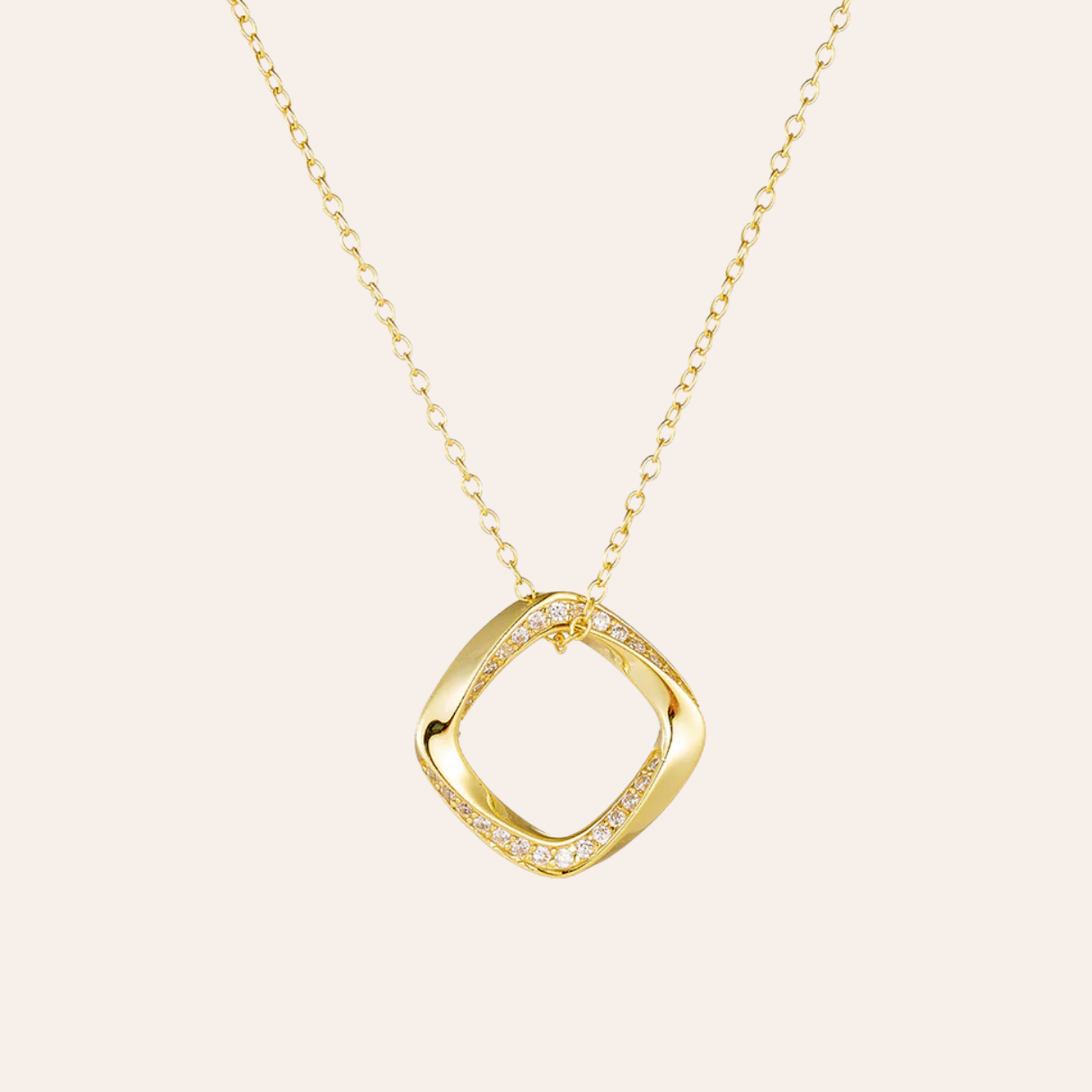 Geometric Pendant Necklace