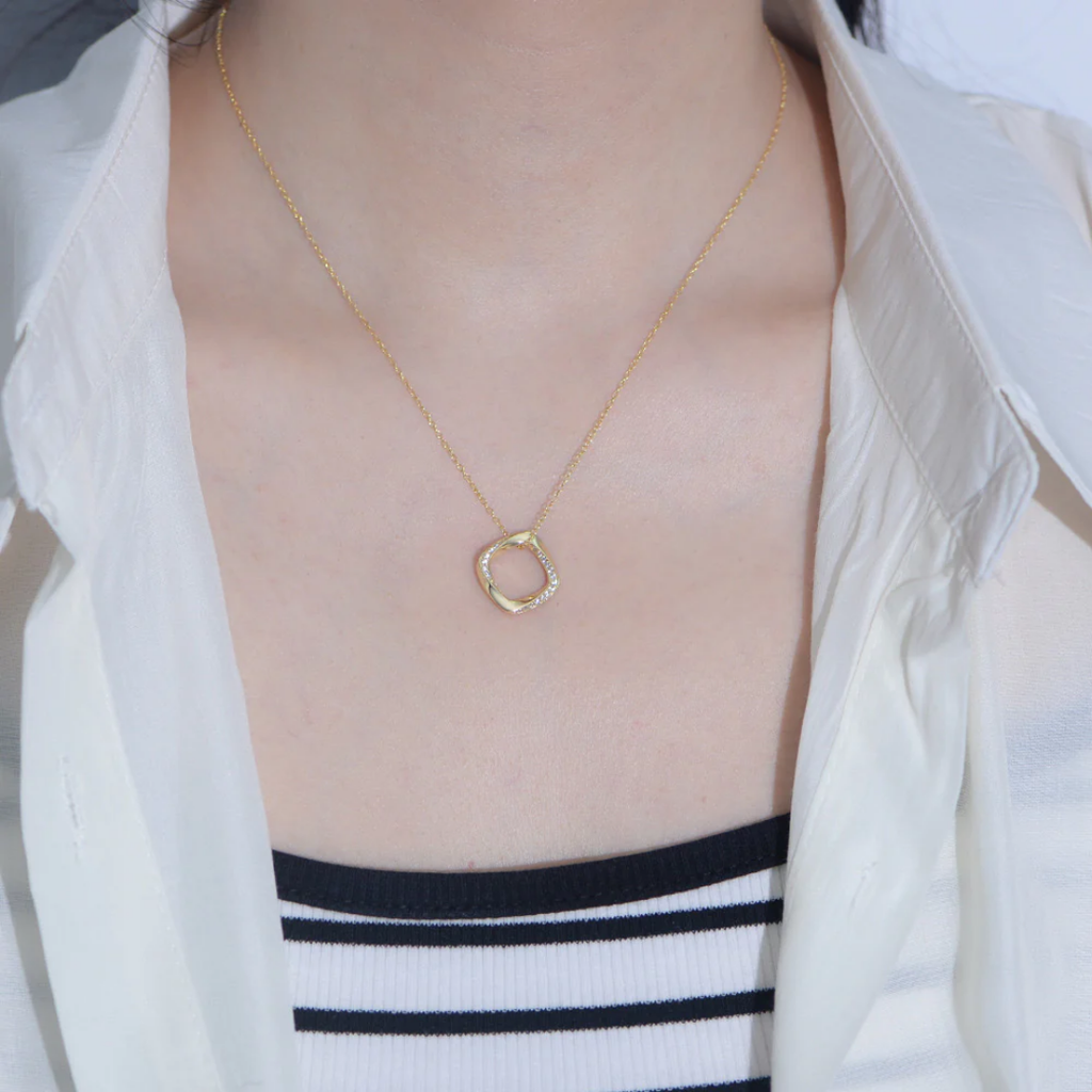 Geometric Pendant Necklace