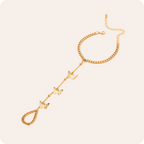 Gold Butterfly Handmade Chain Bracelet