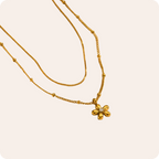 Gold Moon Minimal Snake Necklace