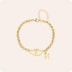 Gold Pearl Charm Waterproof Bracelet