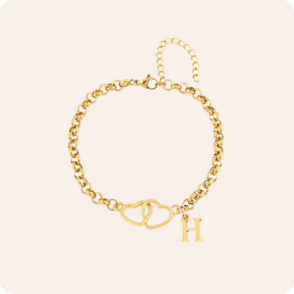 Gold Pearl Charm Waterproof Bracelet