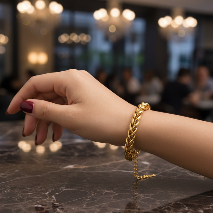 Gold Rope Bracelet