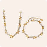 Gold Zircon Modern Chain Jewelry