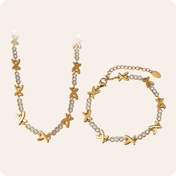 Gold Zircon Modern Chain Jewelry